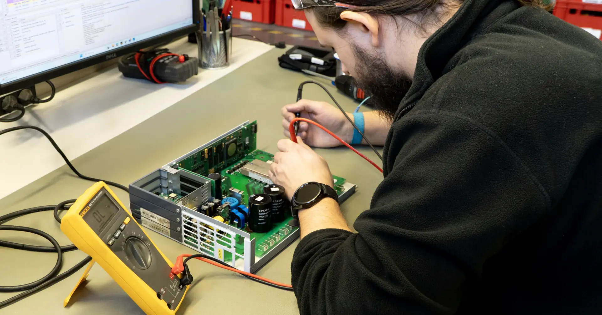 Service technician Neethsel HK servo repair B&R Automation